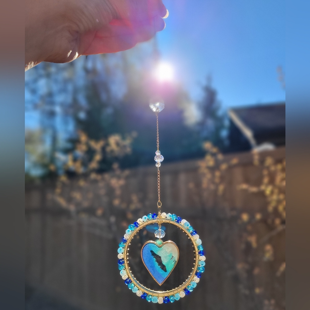 "Love Where You Live" Suncatcher
